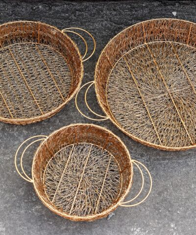 Metal Wire Basket Round house2home h2h