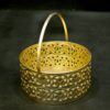 Gold Hamper basket Small house2home h2h