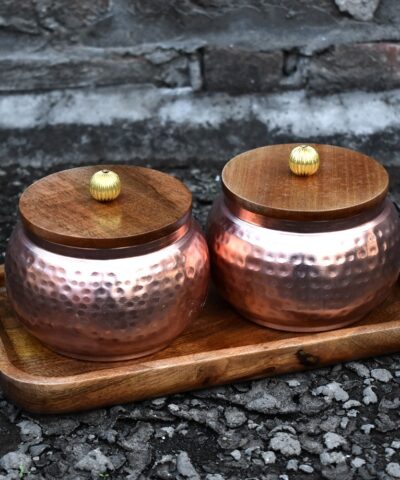 Metal Jar, Air tight Jar, Dry Fruit Jar, Gift Box, Chocolate Box, Copper Finished Box, Wedding Gift, house2home, h2h