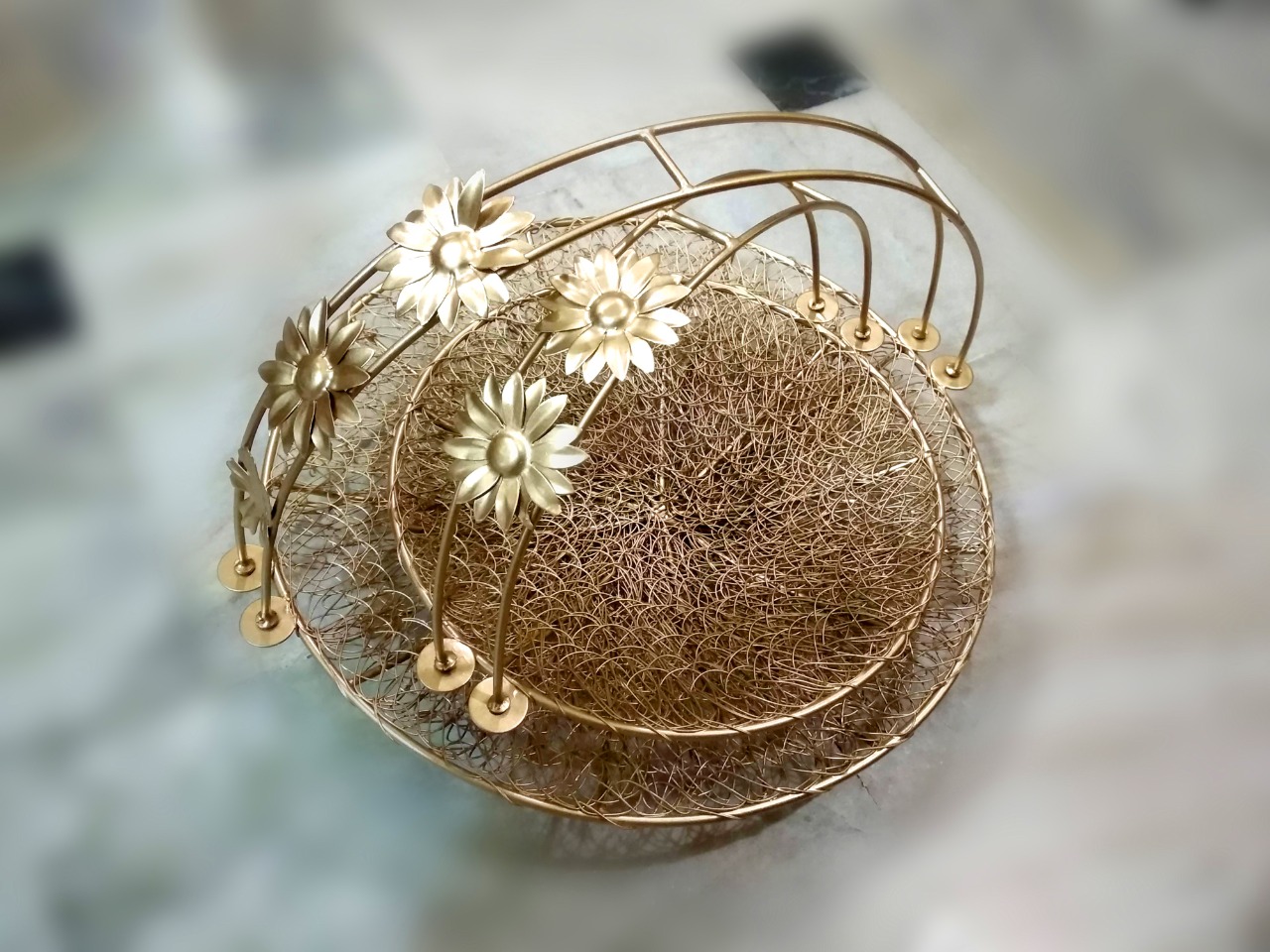 Wire hamper Basket Gift basket Packing Basket House2home h2h