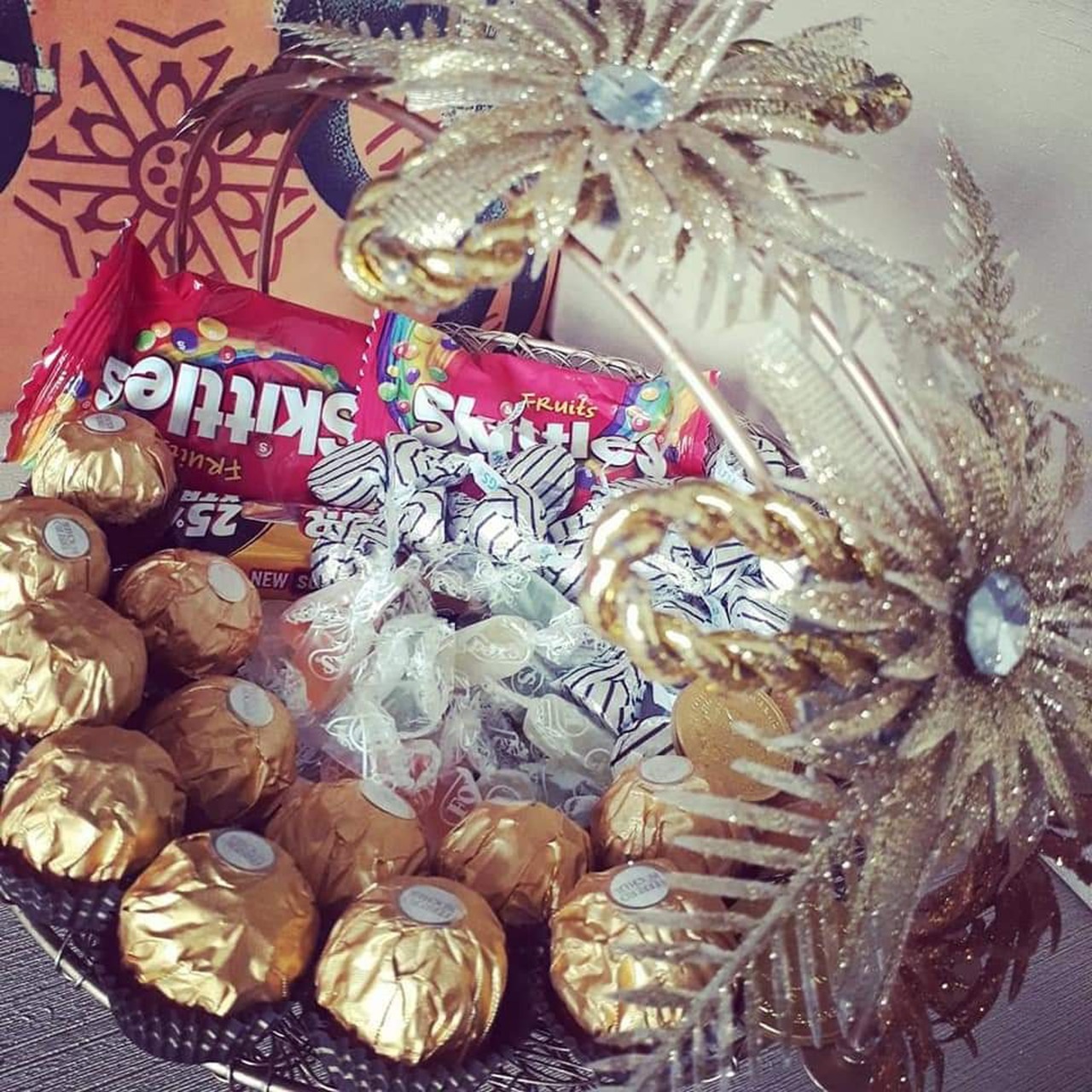 Wire hamper Basket Gift basket Packing Basket House2home h2h