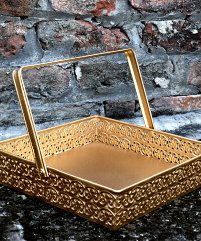 Metal Square hamper basket Gift Basket Wedding Gift Dry Fruit Pack House2home