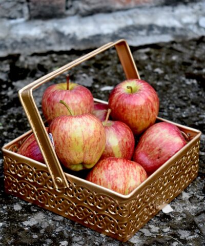 Metal Square hamper basket Gift Basket Wedding Gift Dry Fruit Pack House2home