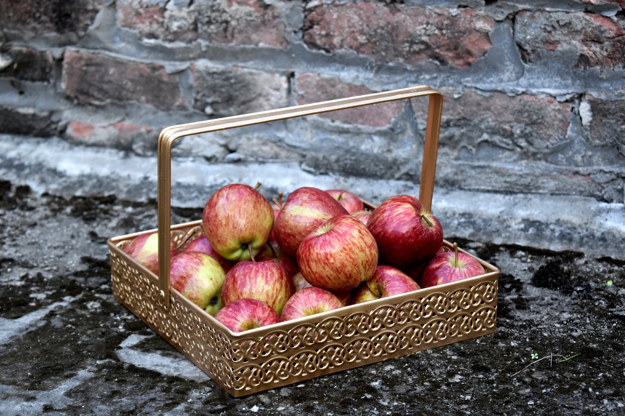 Metal Square hamper basket Gift Basket Wedding Gift Dry Fruit Pack House2home