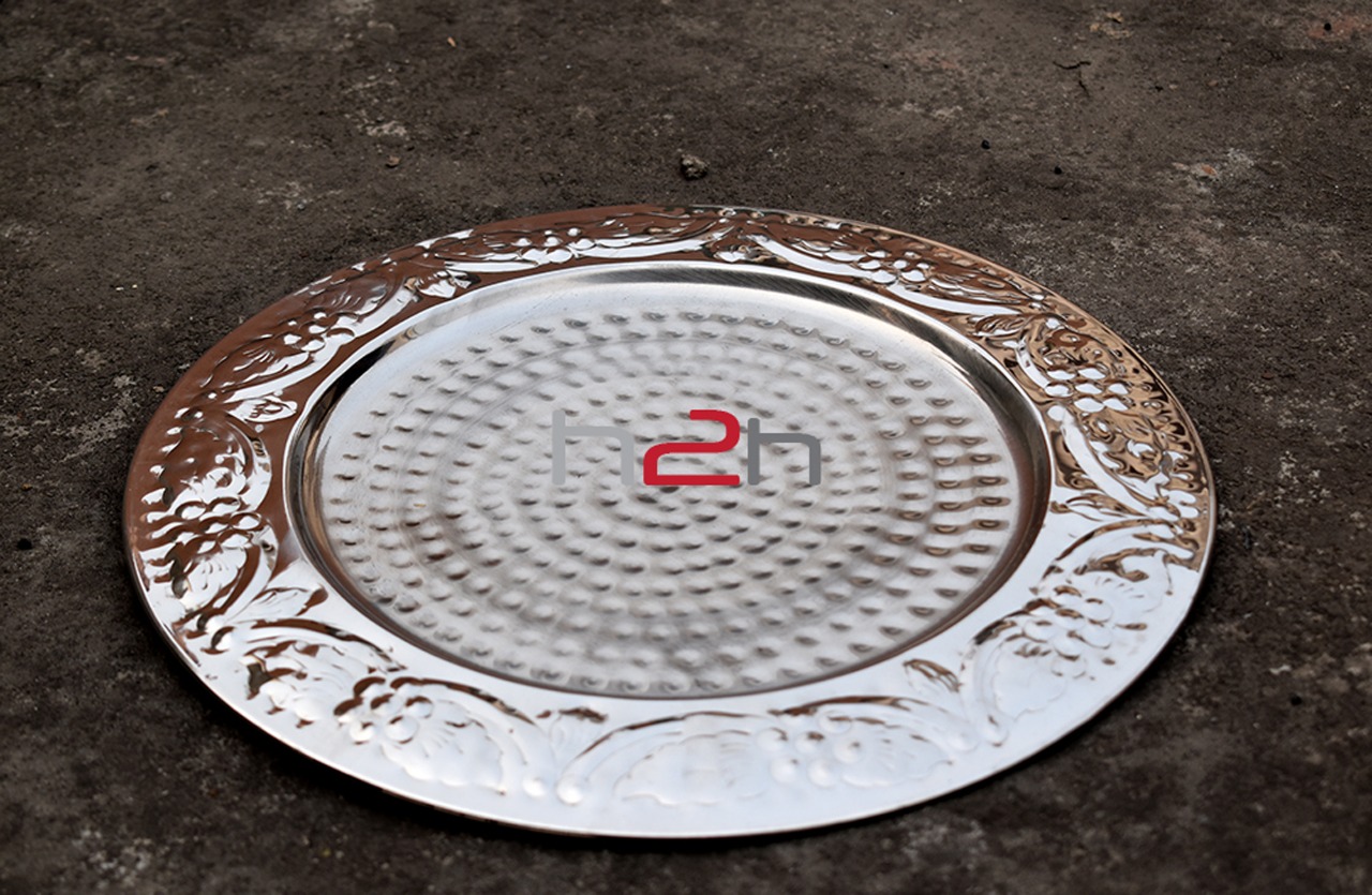 Pooja Thali, Gift Tray, Dry Fruit Packing, Gift Packing, Return Gift, Wedding Gift, Corporate Gift, Decorative, house2home, h2h, Steel Plate, Charger Plate