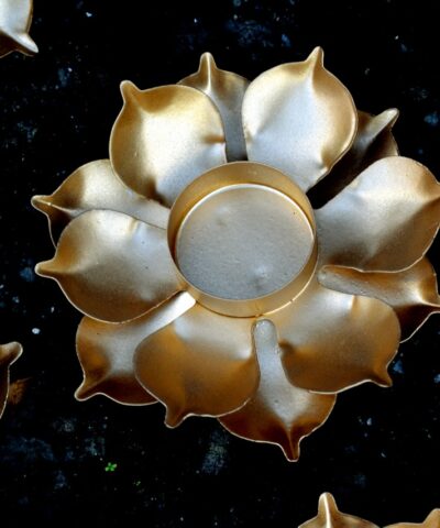 Lotus Candle Holder, Lotus Tlight Holder, Candle Holder Set, House2home, h2h, Flower Candle Holder, Shadow diya, Table Decor, Modern, Lotus Diya, Diwali Décor, Gift, Return Gift