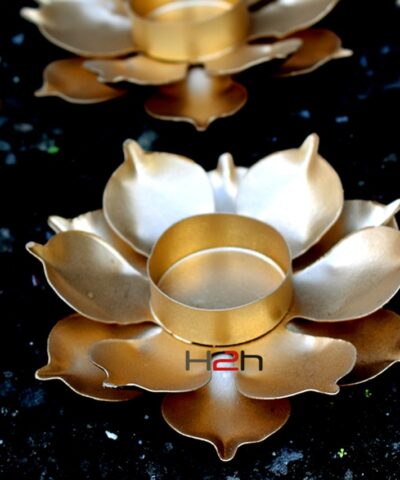 Lotus Candle Holder, Lotus Tlight Holder, Candle Holder Set, House2home, h2h, Flower Candle Holder, Shadow diya, Table Decor, Modern, Lotus Diya, Diwali Décor, Gift, Return Gift
