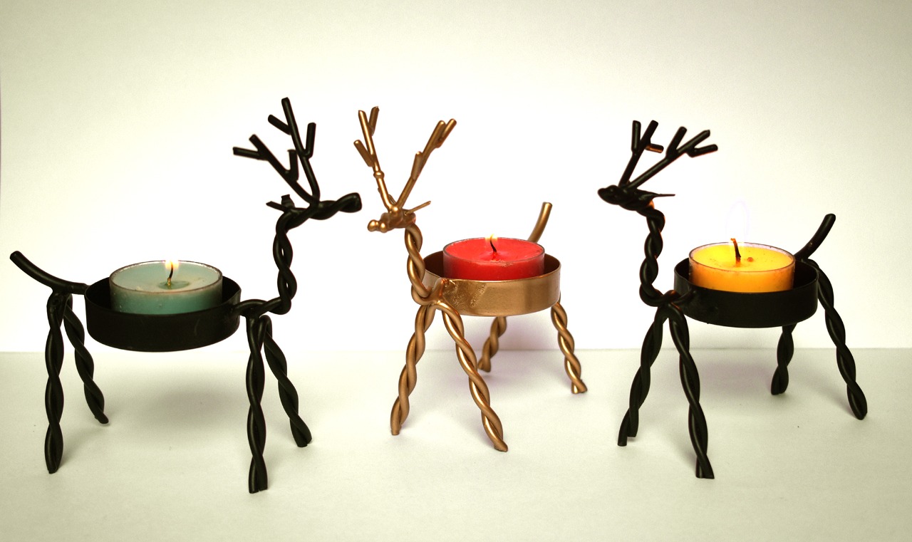 Rein Deer Candle Holder, Deer Tlight Holder, Deer Candle Holder, House2home, h2h, Modern Candle Holder, Table Decor, Gift, Return Gift, Christmas Decoration, Christmas Decoration