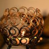 Gold Candle Holder, Tlight Holder, Modern Candle Holder, House2home, h2h , Hanging Lantern, Moroccan, hanging Lantern, Modern Candle Holder, Modern Lantern, Shadow Lantern, Table Decor, Abstract, Pen Stand, Desk Organizer