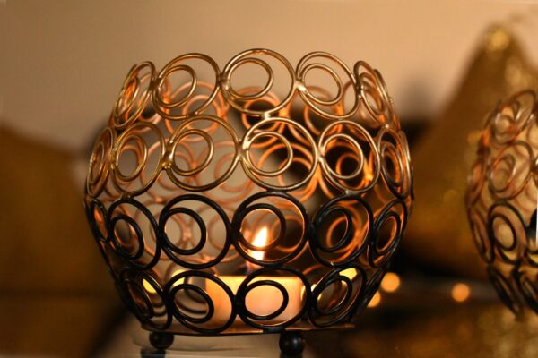 Gold Candle Holder, Tlight Holder, Modern Candle Holder, House2home, h2h , Hanging Lantern, Moroccan, hanging Lantern, Modern Candle Holder, Modern Lantern, Shadow Lantern, Table Decor, Abstract, Pen Stand, Desk Organizer