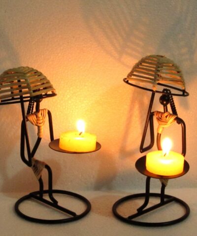 Umbrella Lady Candle Holder, Bunda Lady Tlight Holder, Shadow Candle Holder Set, House2home, h2h, Modern Candle Holder, Table Decor, Gift, Return Gift, Christmas Decoration, Christmas Decoration, Traditional Craft, Diwali, Home Décor, Shadow Diya