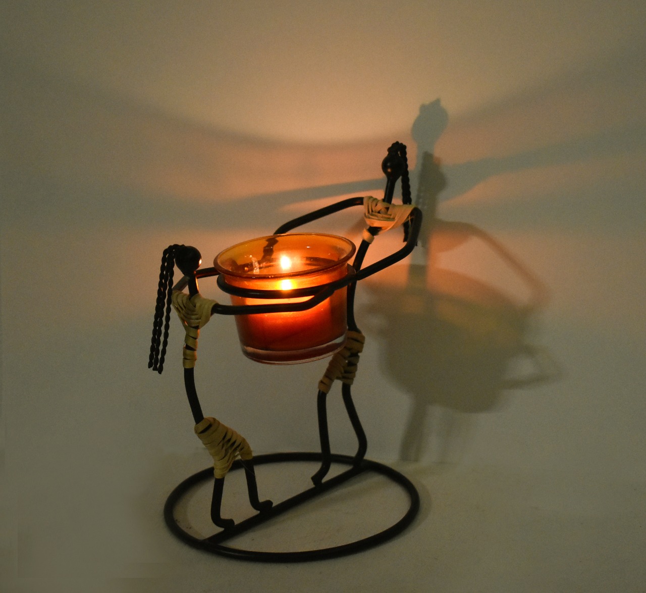 Ringa Lady Candle Holder Set, Ringa Lady T light Holder, Shadow Candle Holder Set, House2home, h2h, Modern Candle Holder, Table Decor, Gift, Return Gift, Christmas Decoration, Christmas Decoration, Traditional Craft, Diwali, Home Décor, Shadow Diya