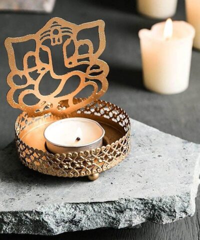 Shadow Candle Holder, Tlight Holder, Modern Candle Holder, House2home, h2h, Modern Candle Holder, Modern Lantern, Shadow diya, Table Decor, Abstract, Ganesh Shadow Diya, Diwali Décor, Gift, Return Gift