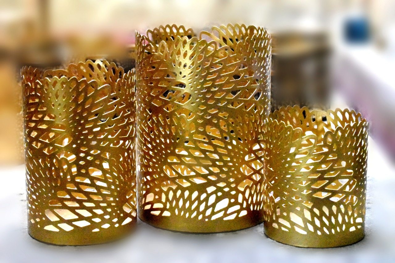 Shadow Candle Holder, Tlight Holder Set, Candle Holder Set, House2home, h2h, Modern Candle Holder, Modern Lantern, Shadow diya, Table Decor, Abstract, Tree Shadow Diya, Diwali Décor, Gift, Return Gift