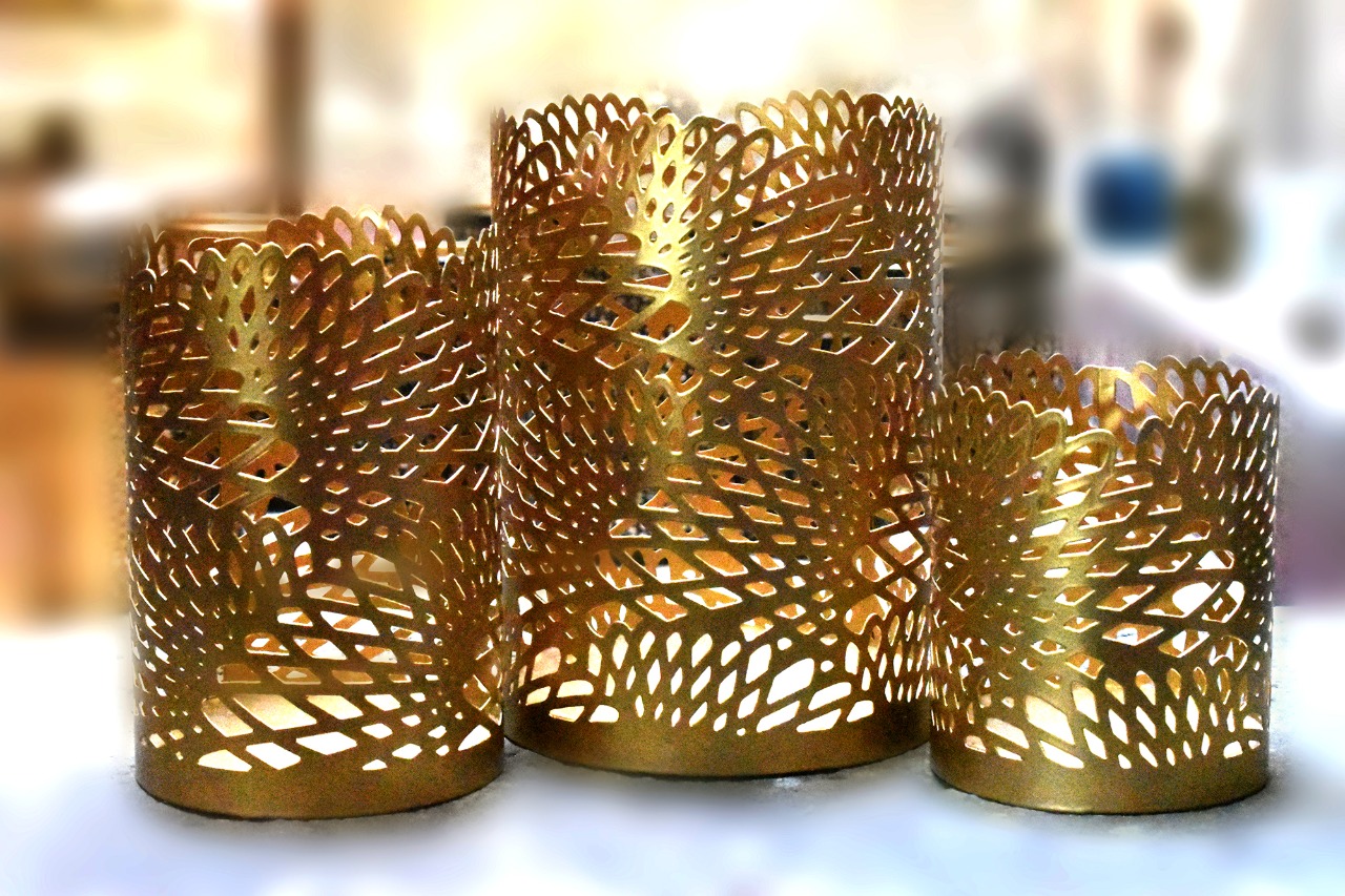 Shadow Candle Holder, Tlight Holder Set, Candle Holder Set, House2home, h2h, Modern Candle Holder, Modern Lantern, Shadow diya, Table Decor, Abstract, Tree Shadow Diya, Diwali Décor, Gift, Return Gift