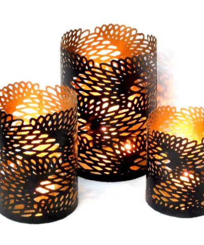 Shadow Candle Holder, Tlight Holder Set, Candle Holder Set, House2home, h2h, Modern Candle Holder, Modern Lantern, Shadow diya, Table Decor, Abstract, Tree Shadow Diya, Diwali Décor, Gift, Return Gift