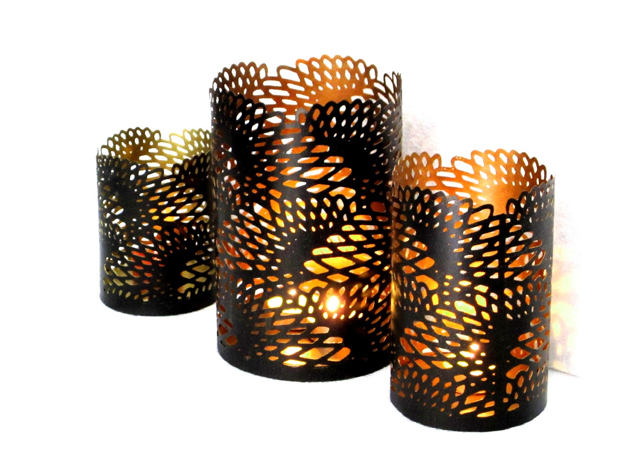 Shadow Candle Holder, Tlight Holder Set, Candle Holder Set, House2home, h2h, Modern Candle Holder, Modern Lantern, Shadow diya, Table Decor, Abstract, Tree Shadow Diya, Diwali Décor, Gift, Return Gift