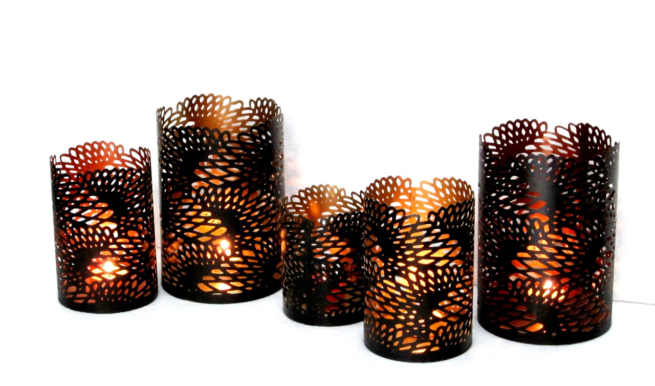 Shadow Candle Holder, Tlight Holder Set, Candle Holder Set, House2home, h2h, Modern Candle Holder, Modern Lantern, Shadow diya, Table Decor, Abstract, Tree Shadow Diya, Diwali Décor, Gift, Return Gift