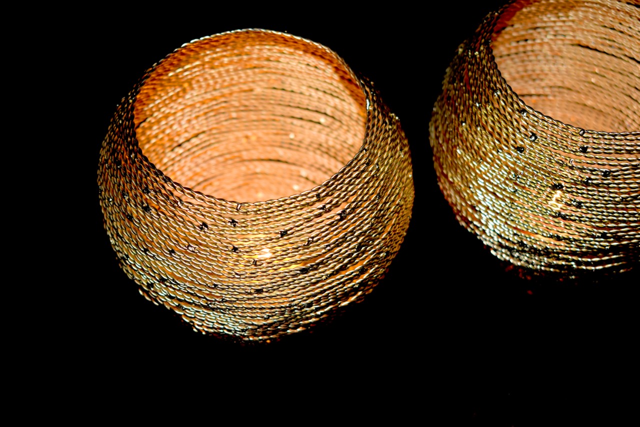 Brass Candle Holder, Tlight Holder, Modern Candle Holder, House2home, h2h , Hanging Lantern, Moroccan, hanging Lantern, Modern Candle Holder, Modern Lantern, Shadow Lantern, Table Decor, Abstract, Pen Stand, Desk Organizer