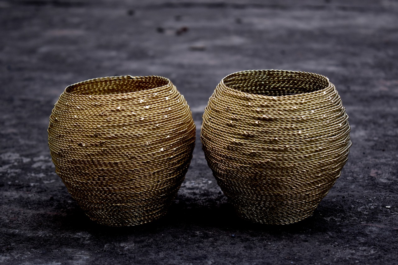 Brass Candle Holder, Tlight Holder, Modern Candle Holder, House2home, h2h , Hanging Lantern, Moroccan, hanging Lantern, Modern Candle Holder, Modern Lantern, Shadow Lantern, Table Decor, Abstract, Pen Stand, Desk Organizer