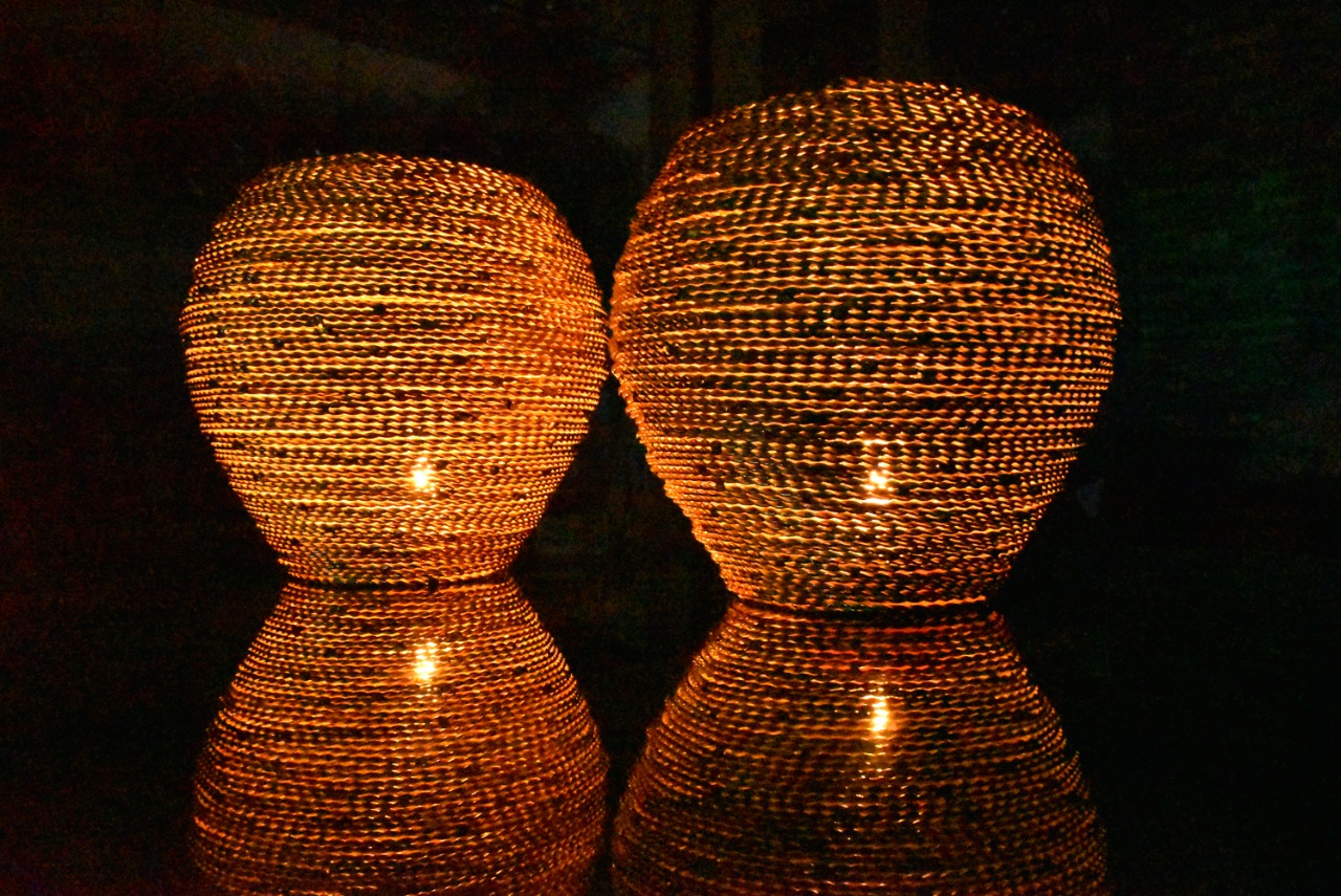 Brass Candle Holder, Tlight Holder, Modern Candle Holder, House2home, h2h , Hanging Lantern, Moroccan, hanging Lantern, Modern Candle Holder, Modern Lantern, Shadow Lantern, Table Decor, Abstract, Pen Stand, Desk Organizer