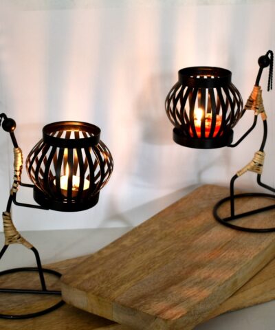 Lantern Lady Candle Holder Set, Lantern Lady T light Holder, Shadow Candle Holder Set, House2home, h2h, Modern Candle Holder, Table Decor, Gift, Return Gift, Christmas Decoration, Christmas Decoration, Traditional Craft, Diwali, Home Décor, Shadow Diya