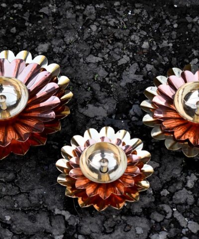 Lotus Diya, Lotus, Candle Holder, House2home, h2h, Flower Candle Holder Diya, Table Decor, Modern, Lotus Diya, Diwali Décor, Gift, Return Gift, Brass Copper Diya, Akhand Diya, Deepak