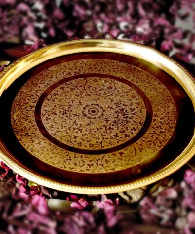 Pooja Thali, Glass Tray, Gift Tray, Dry Fruit Packing, Gift Packing, Return Gift, Wedding Gift, Corporate Gift, Decorative, house2home, h2h, Brass Plate
