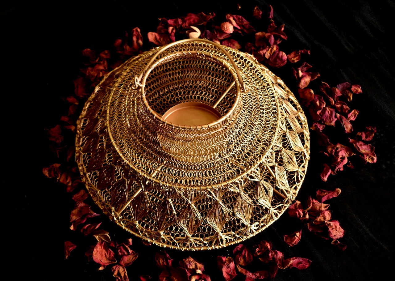 Metal Candle Holder, Diwali Gift, Decoration, Home Decor, House2home, h2h, Lantern, Shadow Candle Holder, house 2 home, house to home, Golden Lantern, Wedding Gift, Return Gift