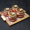 Copper Finished Storage Jar, Dry fruit Box, Storage Jar, Handi, house2home, h2h