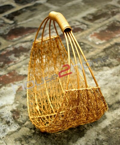 Ring Wire Mesh Basket, Hamper Basket, Gift Basket, Diwali Gift, Wedding Gift, House warming, gold, Wire mesh, House2home, h2h