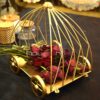 Hamper Basket, Fruit Platter, Oval Tray, Golden, Gold, Chocolate Tray, Dry Fruit Tray, House2home, h2h, elegant platter, Wedding Gift, Return Gift, Decorative, House warming, Hamper Basket, gift pack, holiday pack, Cart, Thela, Folding, Dry Fruit Box