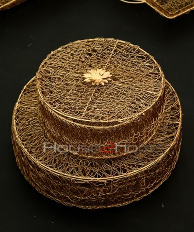 Bow Hamper, Metal Wire, Wire Box, Gift Box, Golden, Wire Mesh, Hamper BAsket, Return Gift, Gift Distribution, Diwali Gift, Wedding Pack, Truso Packing, House2home, house 2 home, h2h