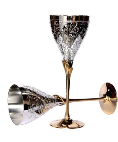Brass Wine Glass, Brass Glass, Glass, Pital, 100% brass, brass, velvet box gift, German silver, gold silver, diwali gift, corporate gift, wedding gift, anniversary gift, return gift, house2home, h2h, house to home, dry fruit platter, serving platter, velvet gift box, German Silver Drinkware Set, Brass Goblet Pair Gift Box, German Silver Water Glasses Set, Antique Finish Brass Glass Set, Traditional Goblet Gift Set, German Silver Wine Glass Set, Brass Tumblers for Gifting, Pooja Brass Glasses Set, Velvet Packed Drinkware Gift, Brass Goblet for Wedding Gift, Housewarming Brass Glass Gift, German Silver Glasses for Couple Gift, Festival Gift Brass Glass Set, Ethnic German Silver Drinkware, Brass Goblet for Religious Use, Designer Brass Goblet Set, German Silver Beverage Glass Set, Luxury Brass Goblets in Box, Handcrafted Goblet Set in Velvet Box, Brass Drinkware for Return Gifts, Premium Goblet Pair for Anniversary Gift, Wedding Gift Brass Drinkware, Velvet Boxed Goblet for Festive Gifts, Indian Traditional Goblet Set, Elegant Brass Glass Gift Item, Decorative Goblet Set for Gifting, German Silver Goblets for Pooja Rituals, Brass Goblets for Cultural Gifts, Vintage Brass Drinkware Set, Ornamental Brass Goblets in Box, Royal Goblet Set in German Silver Finish, Gift Set of 2 German Silver Tumblers, Premium Drinkware for Special Occasions, German Silver Wine Goblet Gift Set, Brass Goblet Gift Set for Diwali, Classic Brass Goblet Pair, Artistic German Silver Glass Set, Custom Brass Goblet Gift Set, German Silver Goblet Set for Guests, Timeless Brass Tumblers in Gift Box