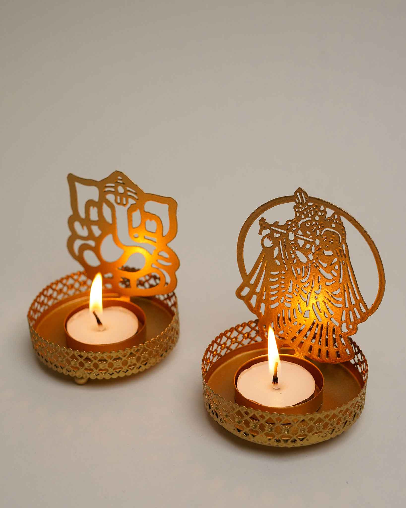 Shadow Candle Holder, Tlight Holder, Modern Tlight Holder, Modern, Decor, Small Gift, Metal Gift, Candle Holder, House2home, h2h, Modern Candle Holder, Modern Lantern, Shadow diya, Table Decor, Abstract, Ganesh Shadow Diya, Diwali Décor, Gift, Return Gift, festival gift, festive