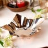 Platter, stainless steel, Steel, gift, Golden Platter, Snack Server, Server, Snack, dry fruit serving, diwali gift, corporate gift, wedding gift, anniversary gift, return gift, house2home, h2h, house to home, food safe, food warmer, snack, Rose GOld Platter, Copper Platter, fruit serving, potpourri bowl, Urli, Golden Urli, Washable Urli, Flower Decor, Chip & Dip