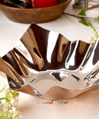 Platter, stainless steel, Steel, gift, Golden Platter, Snack Server, Server, Snack, dry fruit serving, diwali gift, corporate gift, wedding gift, anniversary gift, return gift, house2home, h2h, house to home, food safe, food warmer, snack, Rose GOld Platter, Copper Platter, fruit serving, potpourri bowl, Urli, Golden Urli, Washable Urli, Flower Decor, Chip & Dip