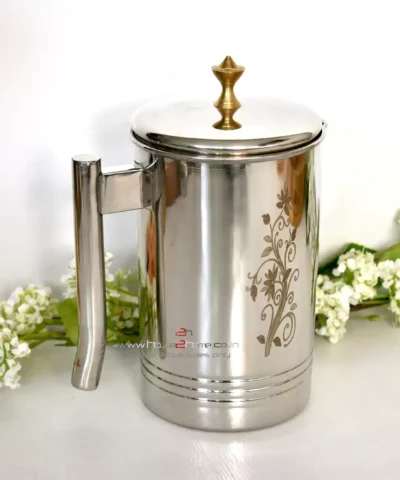 Steel Jug, Stainless Steel Jug, Water Jug, Drinking Water Jug, Steel Utensil, Stainless Steel Utensil, Utility Jug, Return Gift Jug, Wedding Gift Jug, Diwali Gift Jug, Fancy Steel Jug, Modern Steel Jug, Jug for Water, Kitchen Utensil Jug, Steel Water Pitcher, Steel Water Jug Gift, Stainless Steel Water Jug, Jug with Lid, Decorative Steel Jug, Steel Jug for Gifting, Steel Jug for Home, Steel Jug for Kitchen, Large Steel Jug, Small Steel Jug, Steel Jug Manufacturer, Steel Jug Supplier, Steel Jug Exporter, Steel Jug Wholesaler, Steel Jug Design, Steel Jug Online, Stainless Steel Water Pitcher, Steel Water Jug Set, Elegant Steel Jug, Classic Steel Jug, Steel Jug for Parties, Steel Jug for Picnics, Steel Jug for Camping, Steel Jug with Handle, Steel Jug with Spout, Steel Jug with Cover, Steel Jug with Stand, Steel Jug with Ice Guard, Steel Jug for Cold Water, Steel Jug for Hot Water, Steel Jug for Beverages, Steel Jug for Serving, Steel Jug for Dining, Steel Jug for Events, Steel Jug for Buffets, Steel Jug for Hospitality, Utensil Manufacturer, Jug Manufacturer, Steel Jug Manufacturer