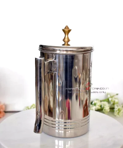 Steel Jug, Stainless Steel Jug, Water Jug, Drinking Water Jug, Steel Utensil, Stainless Steel Utensil, Utility Jug, Return Gift Jug, Wedding Gift Jug, Diwali Gift Jug, Fancy Steel Jug, Modern Steel Jug, Jug for Water, Kitchen Utensil Jug, Steel Water Pitcher, Steel Water Jug Gift, Stainless Steel Water Jug, Jug with Lid, Decorative Steel Jug, Steel Jug for Gifting, Steel Jug for Home, Steel Jug for Kitchen, Large Steel Jug, Small Steel Jug, Steel Jug Manufacturer, Steel Jug Supplier, Steel Jug Exporter, Steel Jug Wholesaler, Steel Jug Design, Steel Jug Online, Stainless Steel Water Pitcher, Steel Water Jug Set, Elegant Steel Jug, Classic Steel Jug, Steel Jug for Parties, Steel Jug for Picnics, Steel Jug for Camping, Steel Jug with Handle, Steel Jug with Spout, Steel Jug with Cover, Steel Jug with Stand, Steel Jug with Ice Guard, Steel Jug for Cold Water, Steel Jug for Hot Water, Steel Jug for Beverages, Steel Jug for Serving, Steel Jug for Dining, Steel Jug for Events, Steel Jug for Buffets, Steel Jug for Hospitality, Utensil Manufacturer, Jug Manufacturer, Steel Jug Manufacturer