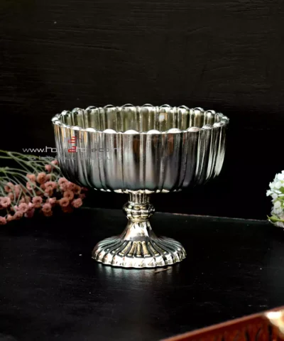 Glass Jar, Silver Hamper stand, Dry Fruit Stand, Fruit Bowl, Dry Fruit Bowl, Gift Bowl with Stand, Home Decorative, Decorative, Decor, Gifting, Elegant Packaging, Return Gift, Wedding Gift, h2h, house2home, Silver glass bowl, Glass bowl with stand, Decorative glass bowl, Silver plated bowl, Silver serving bowl, Glass bowl for gifting, Premium glass bowl, Luxury silver bowl, Silver bowl with base, Fancy glass bowl, Wedding gift bowl, Return gift bowl, Anniversary gift bowl, Diwali gift bowl, Festival gift bowl, Housewarming gift bowl, Corporate gift bowl, Engagement gift bowl, Decorative gift bowl, Traditional gift bowl, Dry fruit serving bowl, Chocolate serving bowl, Sweet serving bowl, Silver bowl for dry fruits, Silver bowl for chocolates, Silver bowl for sweets, Decorative fruit bowl, Silver bowl for pooja, Hamper packing bowl, Premium gifting bowl, Silver finish glass bowl, Silver-plated decorative bowl, Handcrafted silver bowl, Antique finish silver bowl, Designer silver bowl, Embossed silver bowl, Carved silver bowl, Engraved silver bowl, Mirror finish silver bowl, Traditional silver bowl, Bulk gifting bowl, Wholesale silver bowl, Silver bowl manufacturer, Bulk return gifts, Gift box with silver bowl, Wedding return gifts wholesale, Silver bowl for hamper, Festival gift packaging, Gift-ready silver bowl, Silver bowl for gift tray, Silver urli bowl, Pooja silver bowl, Silver thali accessory, Traditional Indian gift, Silver decor bowl, Temple offering bowl, Silverware gifting, Hindu wedding gift, Auspicious silver bowl, Indian festival gift, Buy silver glass bowl online, Luxury wedding gifts online, Affordable silver gift, Silver gift under 500, Silver gift under 1000, Best silver gift ideas, Trending return gifts, Premium gifting solutions, Decorative silver bowl online, Personalized silver gifts, Silver bowl centerpiece, Designer glass bowl, Elegant silver bowl, Party favor bowl, Handmade silver gift.